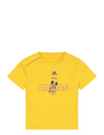 I Dy Mm T Sport T-shirts Short-sleeved Yellow Adidas Sportswear