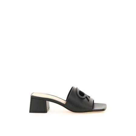 Gianvito Rossi, Ribbon mules Czarny, Kobieta, Rozmiar: 36 EU