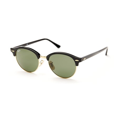 Ray-Ban Clubround - Solglasögon - Svarta - RB4246 901 51