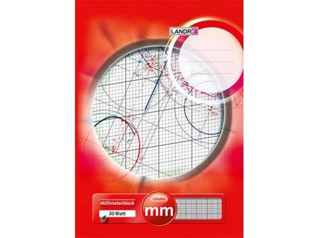 LANDRÉ Millimeterblock A3 20 blad - Lyreco - Kontorspapper - Specialpapper - Millimeterpapper
