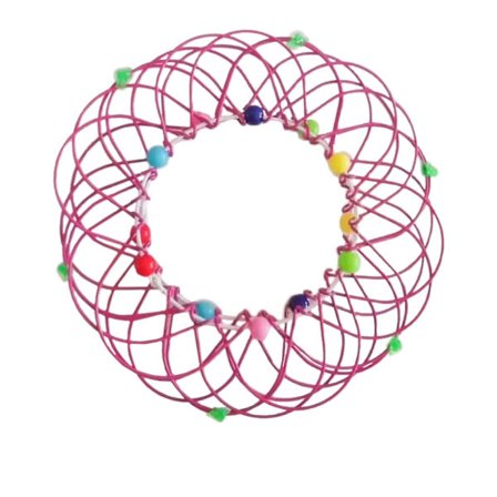 Avlastande Flexibel Korg Mjuk Stål Magisk Järnring Ornament