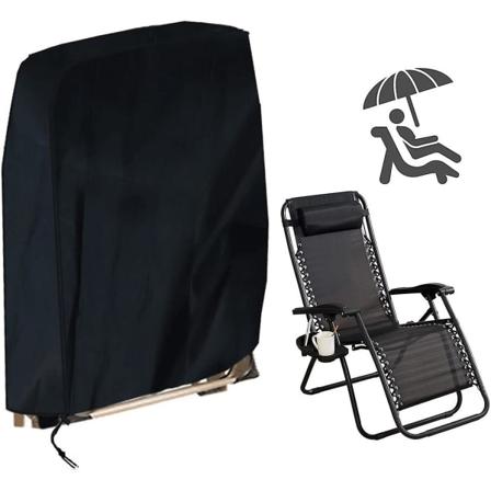 Beskyttende deksel for sammenleggbar solseng, deksel Transat Jardin Anti-uv, vanntett, støvtett, 210d Oxford Housse Relax Jardin Pour Chaises Longues,