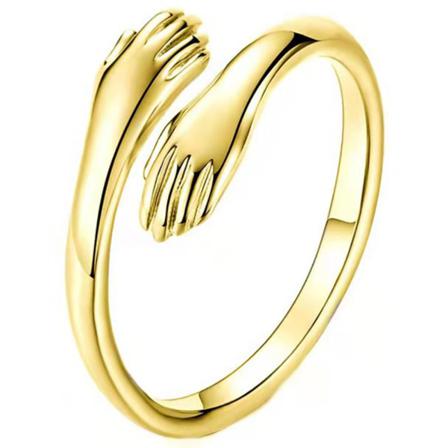 925 Sterling Silver Smycken Love Kram Ring Retro Mode Tide