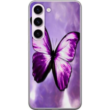 Samsung Galaxy S23 Läpinäkyvä kuori Perhonen