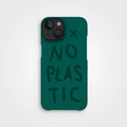 No Plastic Mobile Case Ultramarine Green, Made From Plants | agood company, iPhone 14