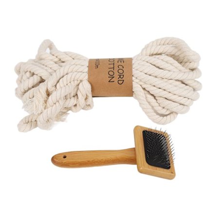 Makramee-setti 8mmx10m DIY-kudonta pehmeä hajuton seinävaate tarvikkeet käsityöharrastajille