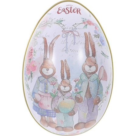 Påskeegg Godteri Boks Blikkboks Godteri Boks Tom Blikk Påske Metall Gaveeske Påskefest Gaveeske