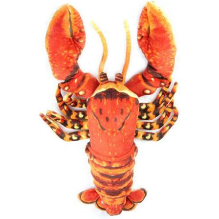 Realisttisk Utstoppet Hummer Søte Dukker Plysj Dyr Leke Rød 12 Tommer