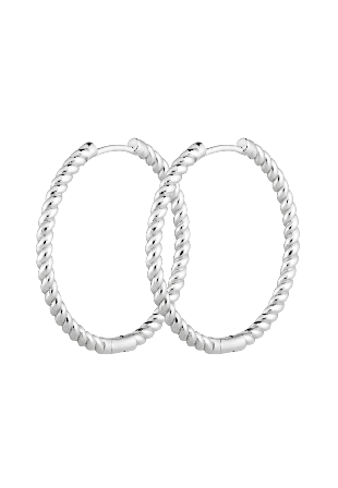 Charlotte Bonde STHLM Timeless Spin Amazon Hoops Smycken & klockor Dam Silver ONESIZE