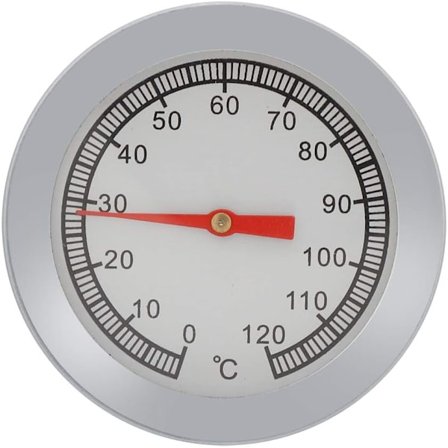 Temperatur 120 ovn grill stegekok termometer øjeblikkelig aflæsning rustfrit stål temperaturmåler dobbelt skala analog urskive til madlavning grill 