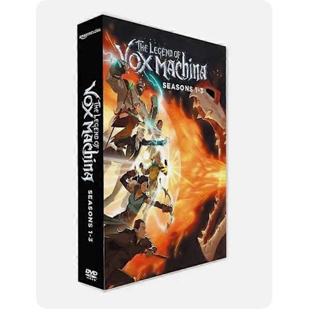 The Legend of Vox Machina Sesong 1-3 DVD 9-Disc Nytt Boksesett engelsk versjon