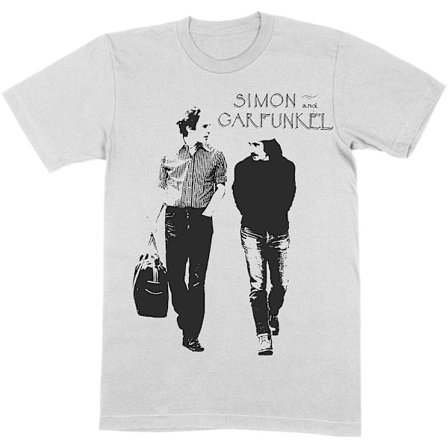 Simon & Garfunkel Unisex Vuxen Walking Heather T-Shirt XXL Ljus