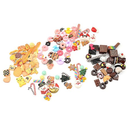 30 st 1:12 Dockhus Miniatyr Mat Hem Hantverk Ornament Docka Dessert Leksak för Barn[YJD]