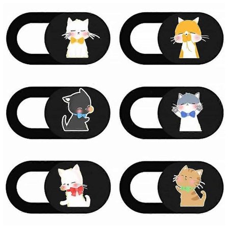 6 kpl Kannettavan tietokoneen PC:n Yksityisyys Linssisuoja Puhelimen Verkkokameran Suoja Verkkokameran Estäjä Kannettavan Tietokoneen Kameran Suoja 