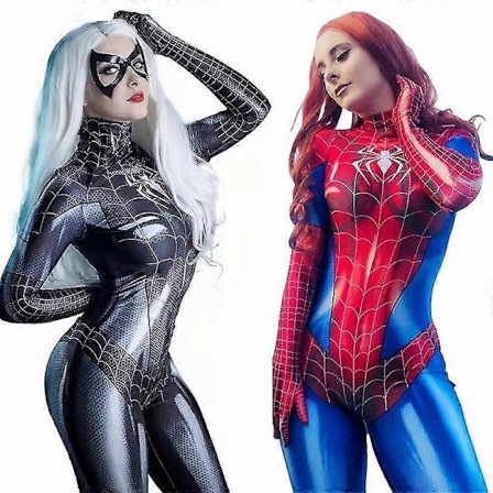 Spider-Woman Jumpsuit Cosplay-asu Spiderman-sukkahousut Bodysuit