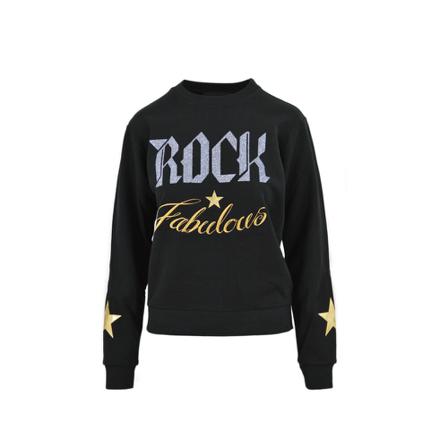 John Richmond, Sweatshirt Zwart, Heren, Maat:S