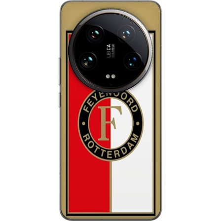 Kompatibelt Mobilskal till Xiaomi Xiaomi 14 Ultra Feyenoord Rotterdams fotbollsklubbsmärke röd vit bakgrund