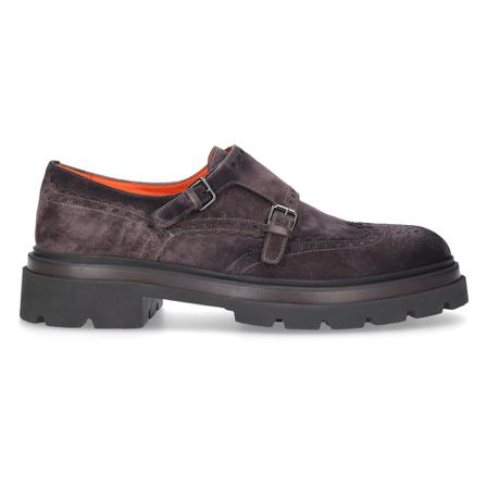 Santoni, Laced Shoes Bruin, Heren, Maat:44 EU