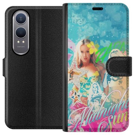 Kompatibel Tegnebogsetui til OnePlus Nord CE4 Lite Eventyrverden med Steve, Creeper og dyr i farverig blokgrafik