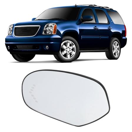 Sidespeilglass med oppvarmet blinklysfunksjon, erstatning for Silverado 1500 2500 3500 HD Venstre: 15874992
