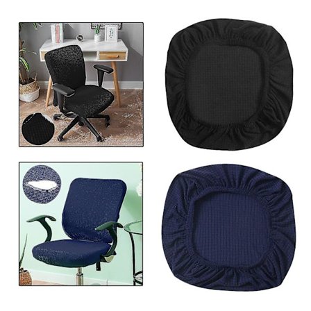 2x Kontorstolbetræk Spandex Aftagelig Stolbetræk Stolbetræk (FMY)