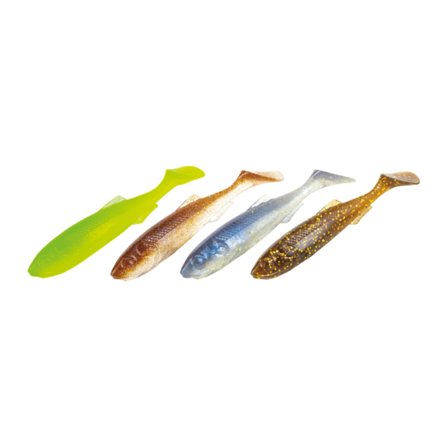 Molix RT Paddle Flex 4'', 10cm (4-Pack) - Mixed Pack 2