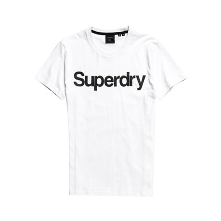 Superdry, CL NS TEE Biały, Mężczyzna, Rozmiar: L