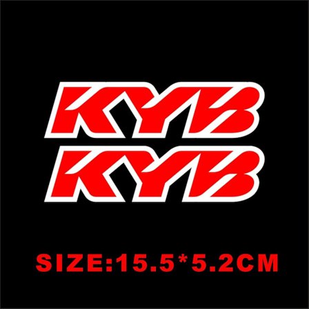 Heijastava motocross-moottoripyörätarra haarukka Kyb Wp Suspension Showa -tarrat Yamaha Honda Suzuki Ktm Kawasaki Benelli| |