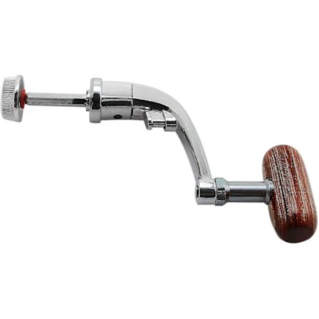 Håndtak for fiskesnelle i rustfritt stål, reservedeler for fiskeutstyr, sølv