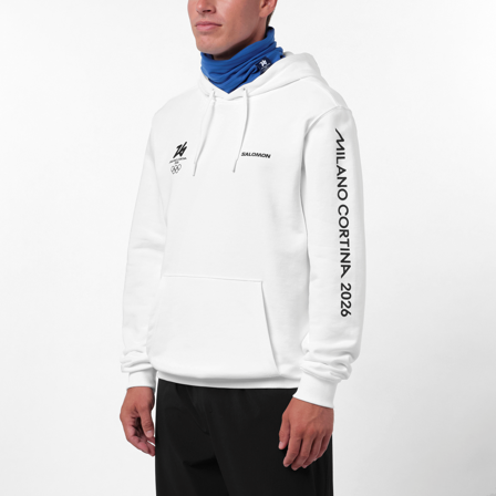 Salomon - Midlayer Gold Icon Hoodie Uni - White