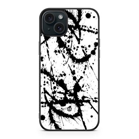 Bjornberry Skal iPhone 15 Plus - Svart Färgstänk