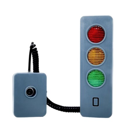 Parkeringsledningssystem i plast med automatisk avstängning, garage säkerhetsljus varning