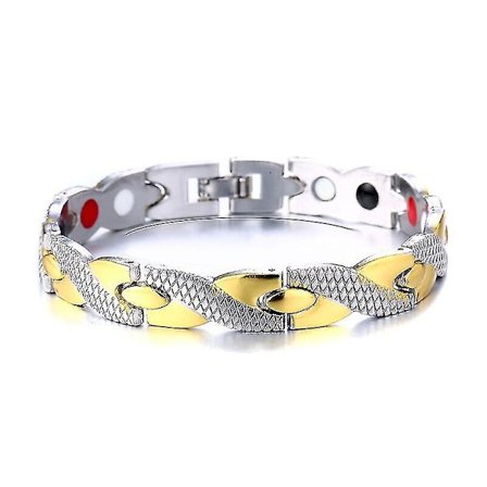 Aftageligt Elegant Magnetarmbånd i Legering til Mænd mod Gigt Smerter og Karpaltunnelsyndrom