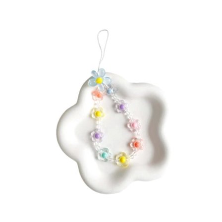 Mobiltelefon Charm Lanyard Telefon Cover Tilbehør Kreativ Telefon Charm Rem Pink(h})