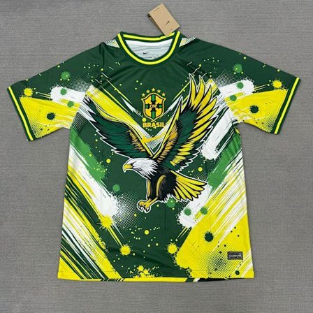 2024-2025 Brasilien Special Edition Fodboldtrøje S-2XL Yellow Bird