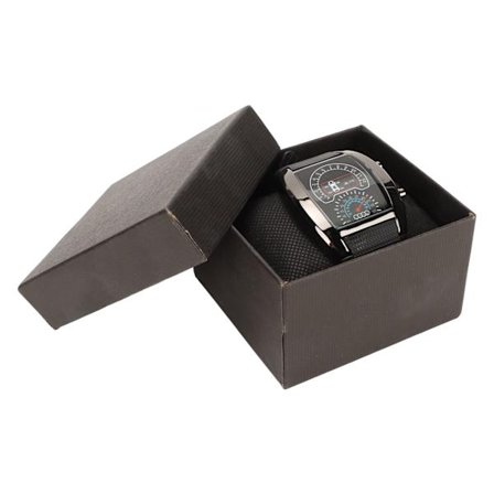 LED-näyttöinen ilmailukello, erittäin tarkka rannekello, mukava käyttää, LED-kello, jossa ajan ja päivämäärän näyttö, musta kuori, musta hihna