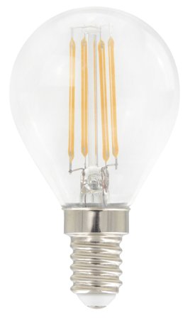 Airam 9410729 Led-Lampe 4,5 W, E14, filament, dæmpbar, Belysning