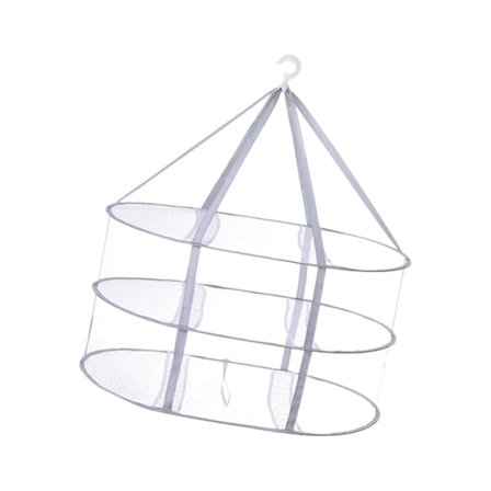 HK Tørrestativ til trøjer, bærbar sammenklappelig tørrestativ til vasketøj indendørs, udendørs, dukker håndklæde badedragt strømpe 3 lag