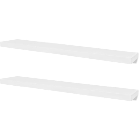 Vidaxl Vägghyllor 4 St 120 Cm Vit Vit