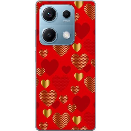 Kompatibelt Mobildeksel til Xiaomi Xiaomi Redmi Note 14S GoldenHearts