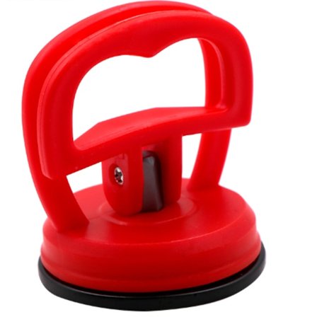Rød 2 stk. Vakuumsugkop Dent Puller Sugkop Håndtag Bil D