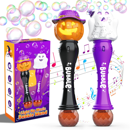2-pack Halloween-bubblor, spök- och pumpabubblor, Halloween-leksaker för barn