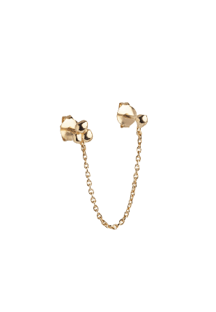 ENAMEL Copenhagen Earring, Nara Chain One Piece Smycken & klockor Dam Guld 25x7mm