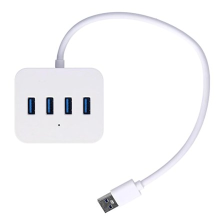 Mindpure USB3.0 HUB 5Gbps Ultra Høj Hastighed 4 Port Dockingstation til PC Computer