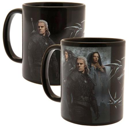 The Witcher Värmeförändrande Mugg En Storlek Svart/Grå Black/Grey One Size