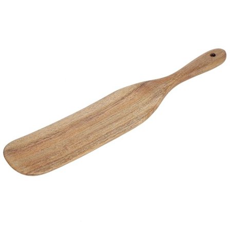 Teak Spatel Hjemmelaget mat Kvalitetstre trestekespade Stekepanne Kjøkkenutstyr 33,5x6,5cm