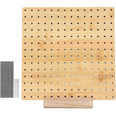 Blockeringsbräda, blockeringsbrädor för virkning, rutor blockeringsbräda för stickning och virkprojekt Handgjord stickning med stickbas i trä