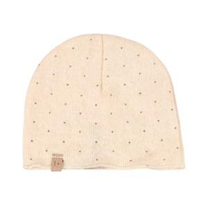 1+ in the family Dotted Baby Beanie Ecru 6-9 Months - Headwear - 6-9 months - Cream