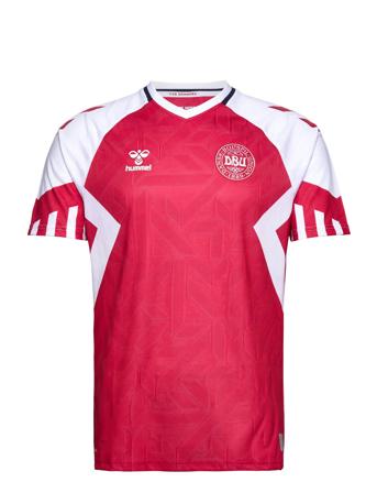 Dbu 23 Home Jersey S/S T-shirts Football Shirts Rød Hummel*Betinget Tilbud