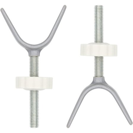 2-pack grindskydd för trappräcke Y-formad spindelstång M10 (10 mm) skruvar stång och bultar för barn och husdjur tryckmonterade säkerhetsgrindar 